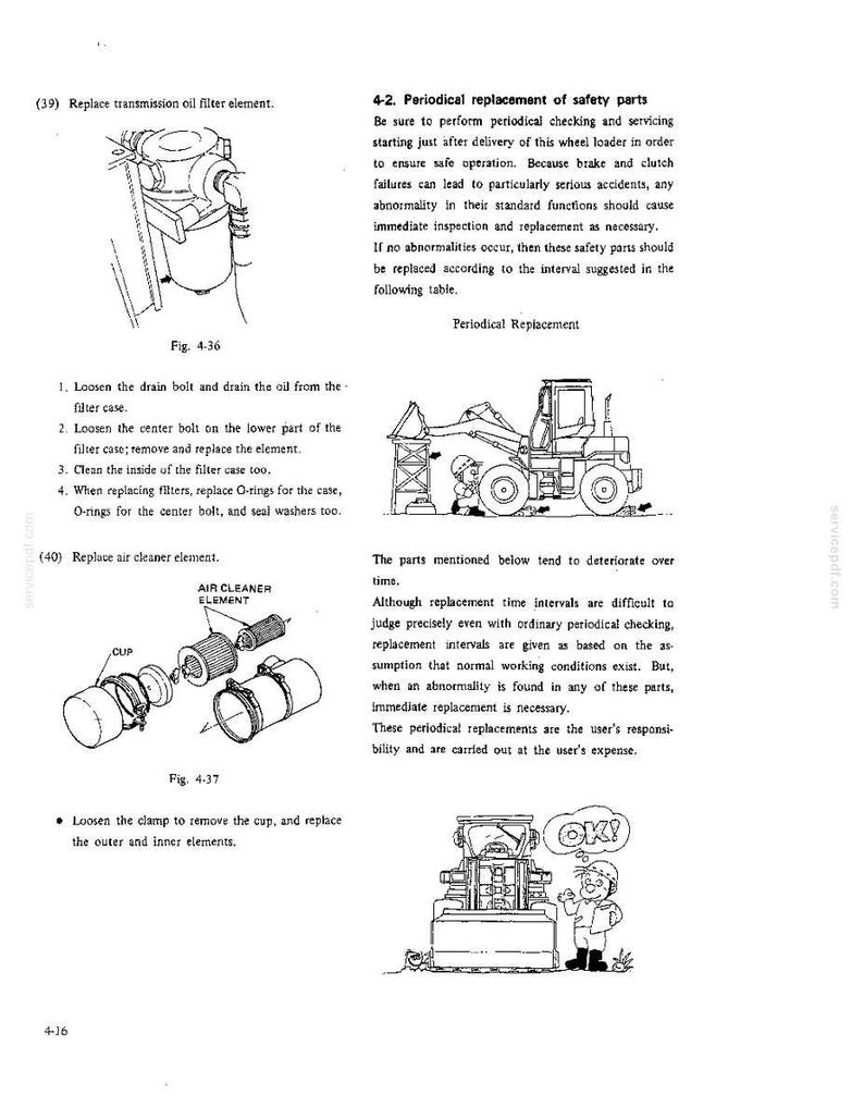 Kobelco LK200 Wheel Loader Operator Owners Operation Manual | Instant PDF Download image 7