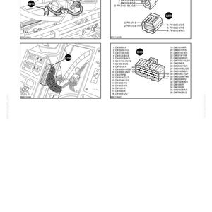 May include: Diagram of electrical system components, including connectors and wiring harnesses. The image includes labels such as C014, C275, and C105, with a list of part numbers and descriptions.