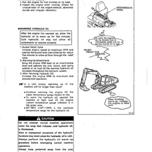 Kobelco Sk100, SK120, SK120LC Hydraulic Excavator Operator Owners Operation Manual | Instant PDF Download image 6