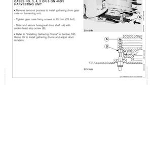New Holland 420FI, 440FI Rotary Harvesting Header Service Repair Workshop Manual | Instant PDF Download image 6