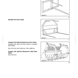 New Holland 810TL, 820TL Tractor Loader Backhoe Operator Owners Operation Manual | Instant PDF Download image 9