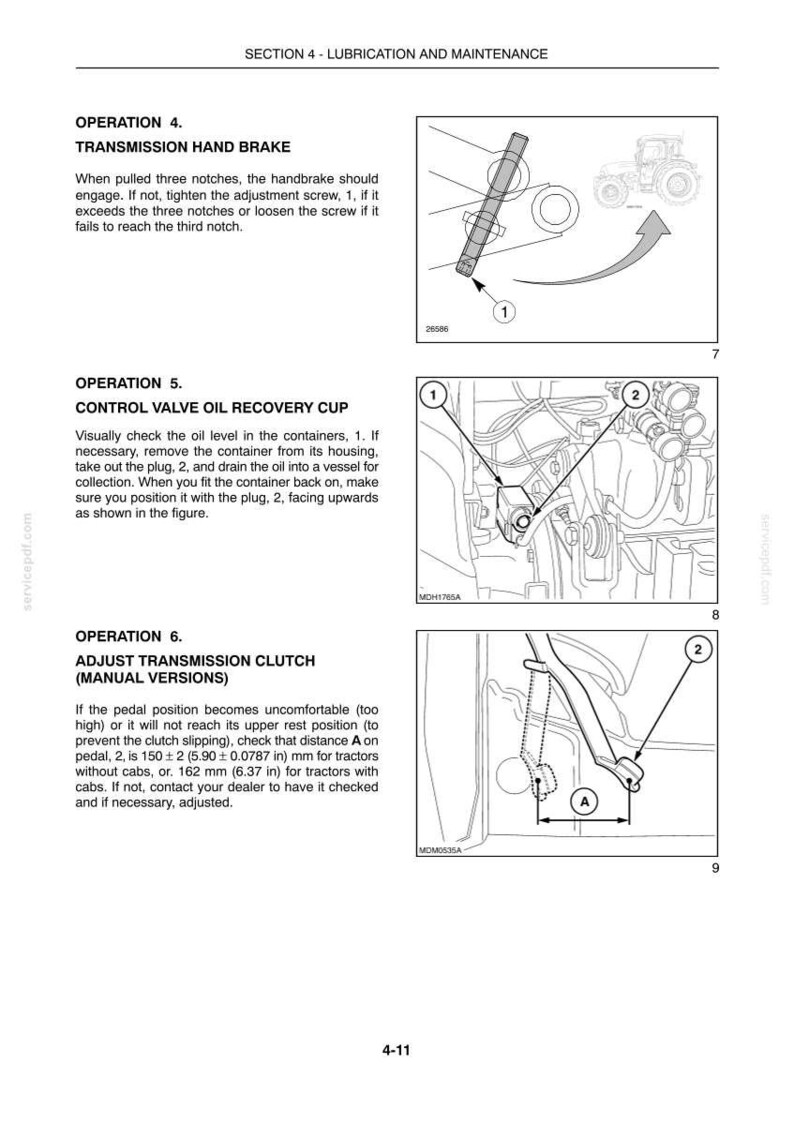 New Holland T4020, T4030, T4040, T4050 Deluxe SuperSteer Tractor Operator Owners Operation Manual | Instant Pdf Download image 8
