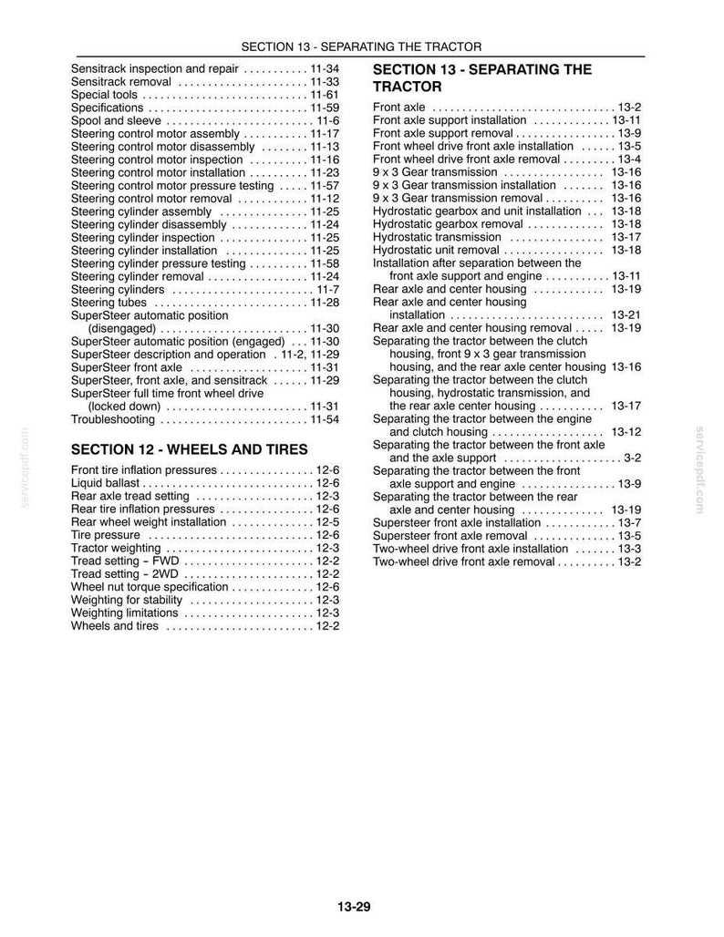 Manual de servicio y reparación para tractores New Holland 1530, 1630, 1725, 1925, Tc25, Tc25d, Tc29, Tc29d, TC33, TC33D / Descarga instantánea en PDF imagen 11