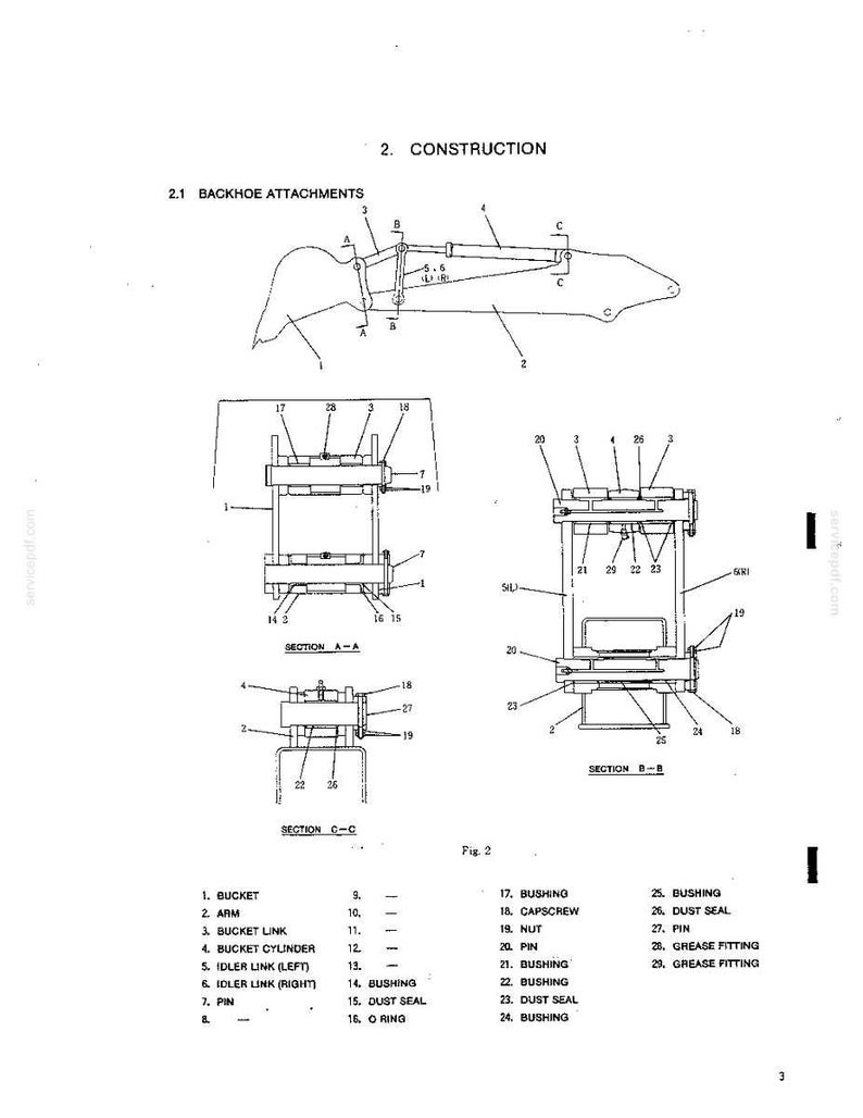 Kobelco MD180LC Hydraulic Excavator Service Repair Workshop Manual | Instant PDF Download image 3