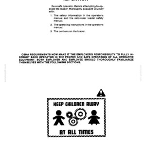 New Holland L-779 Skid-Steer Loader Operator Owners Operation Manual | Instant PDF Download image 4