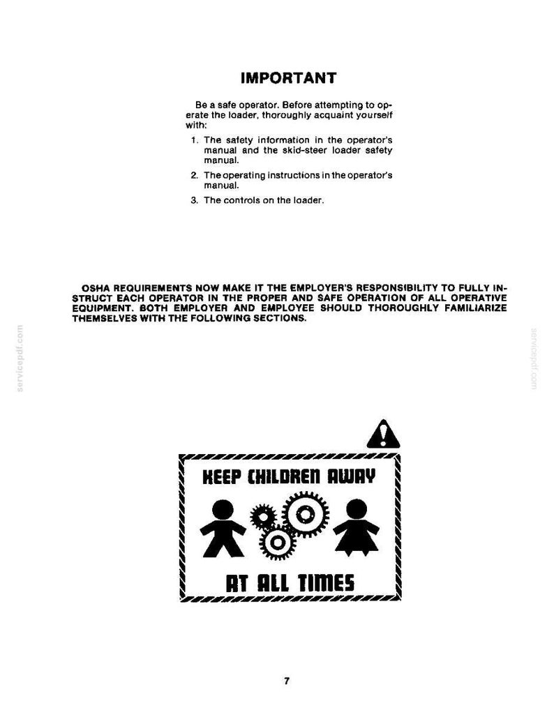 New Holland L-779 Skid-Steer Loader Operator Owners Operation Manual | Instant PDF Download image 4
