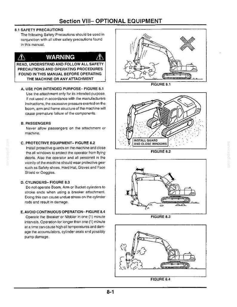 Kobelco SK150LC Hydraulic Excavator Operator Owners Operation Manual | Instant PDF Download Bild 10