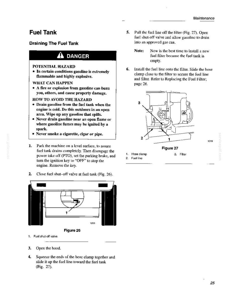 Ford LS25-12.5G Yard Tractor Operator Owners Operation Manual | Instant PDF Download image 8