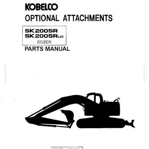Kobelco SK200SR, SK200SRLC Hydraulic Excavator Operator Owners Operation Manual | Instant PDF Download image 3
