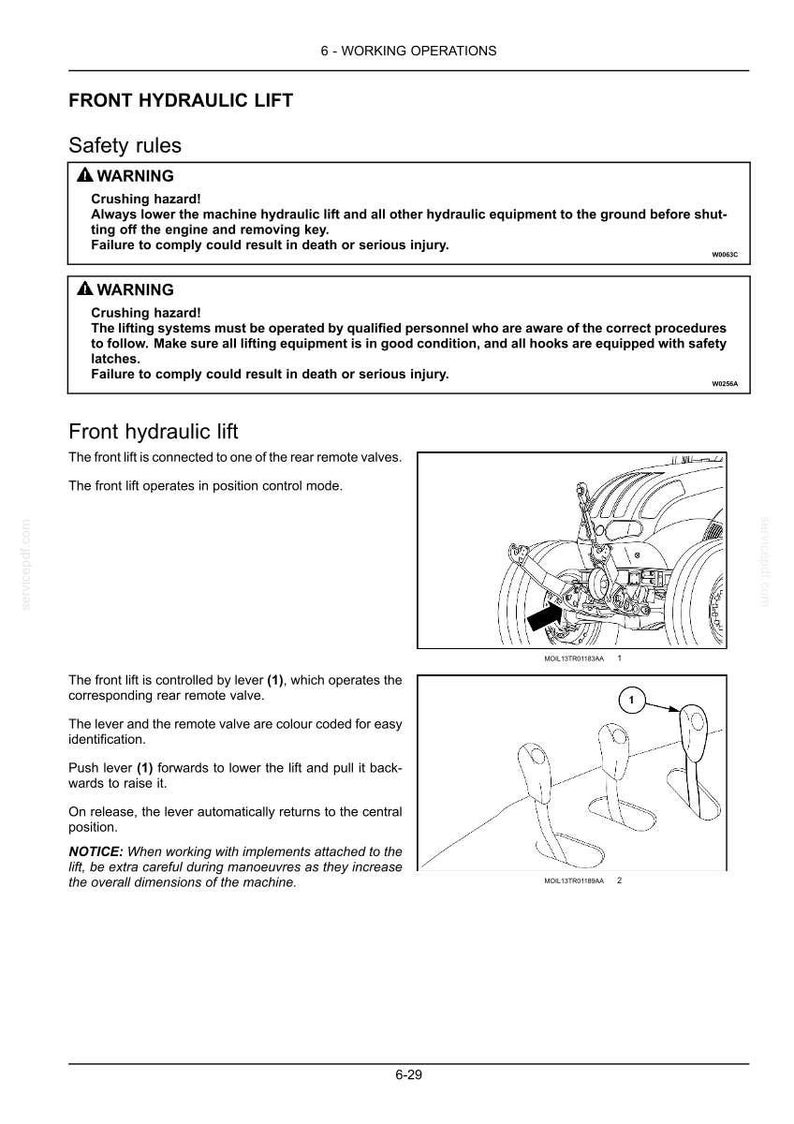 Steyr Kompakt 4075, 4085, 4095, 4105, 4115 Tractor Operator Owners Operation Manual | Instant PDF Download image 6