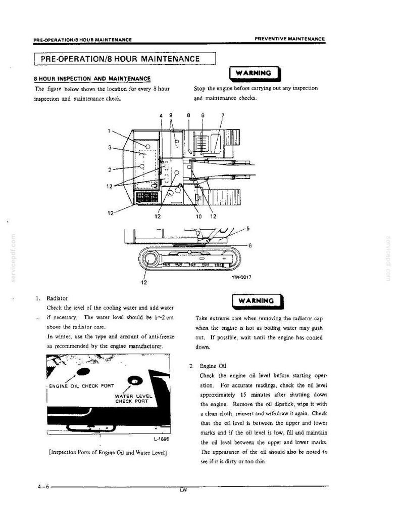 Kobelco K904D Hydraulic Excavator Operator Owners Operation Manual | Instant PDF Download image 6