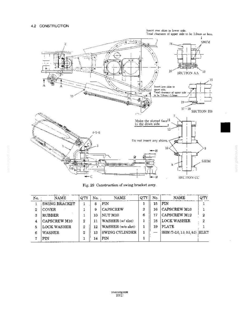 Kobelco Sk25sr SK30SR SK35SR Excavator Service Repair Workshop Manual | Instant PDF Download image 7