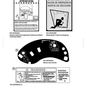 Manuale di officina per la riparazione e la manutenzione delle andanatrici semoventi New Holland HW305, HW305S, HW325 / Download PDF immediato immagine 11