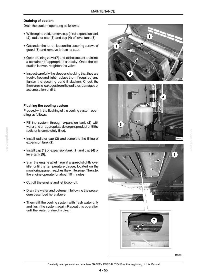 New Holland E265, E305 Raupenbagger Fahrer Besitzer Bedienungsanleitung | Sofort PDF Download Bild 10
