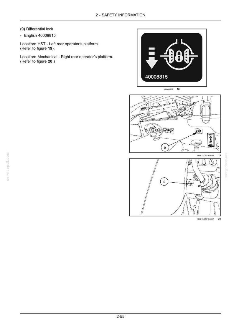 New Holland Boomer 35, Boomer 40 Tier 4B (final) Compact Tractor Operator Owners Operation Manual | Instant PDF Download image 5