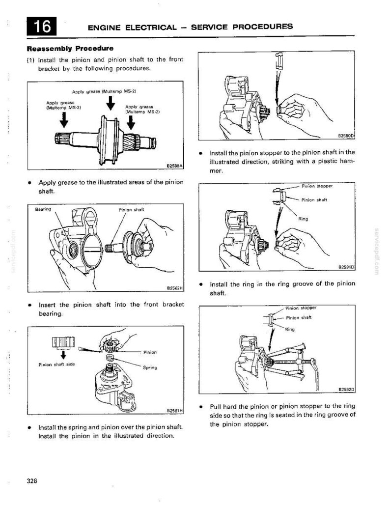 Mitsubishi 4D3, 4DR Diesel Engine Service Repair Workshop Manual | Instant PDF Download image 9