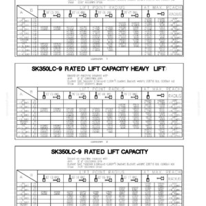 Kobelco SK350-9L Tier 3 Hydraulic Excavator Operator Owners Operation Manual | Instant PDF Download image 9