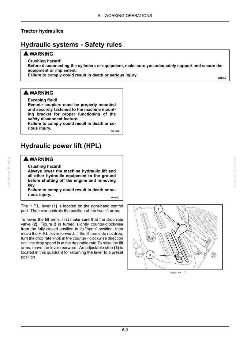New Holland Boomer 46d CVT, Boomer 54d CVT Tier 4b (final) Compact Tractor Operator Owners Operation Manual | Instant PDF Download image 8