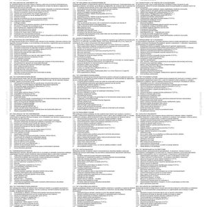 May include: A white document with multiple columns of text in various languages. The document appears to be a set of instructions or guidelines, with numbered sections and sub-sections. The text is small and dense, covering the entire page.