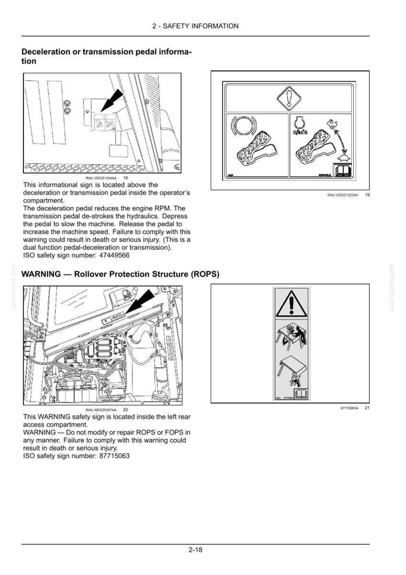 New Holland D150C Tier 2 Crawler Dozer Operator Owners Operation Manual | Instant PDF Download image 4