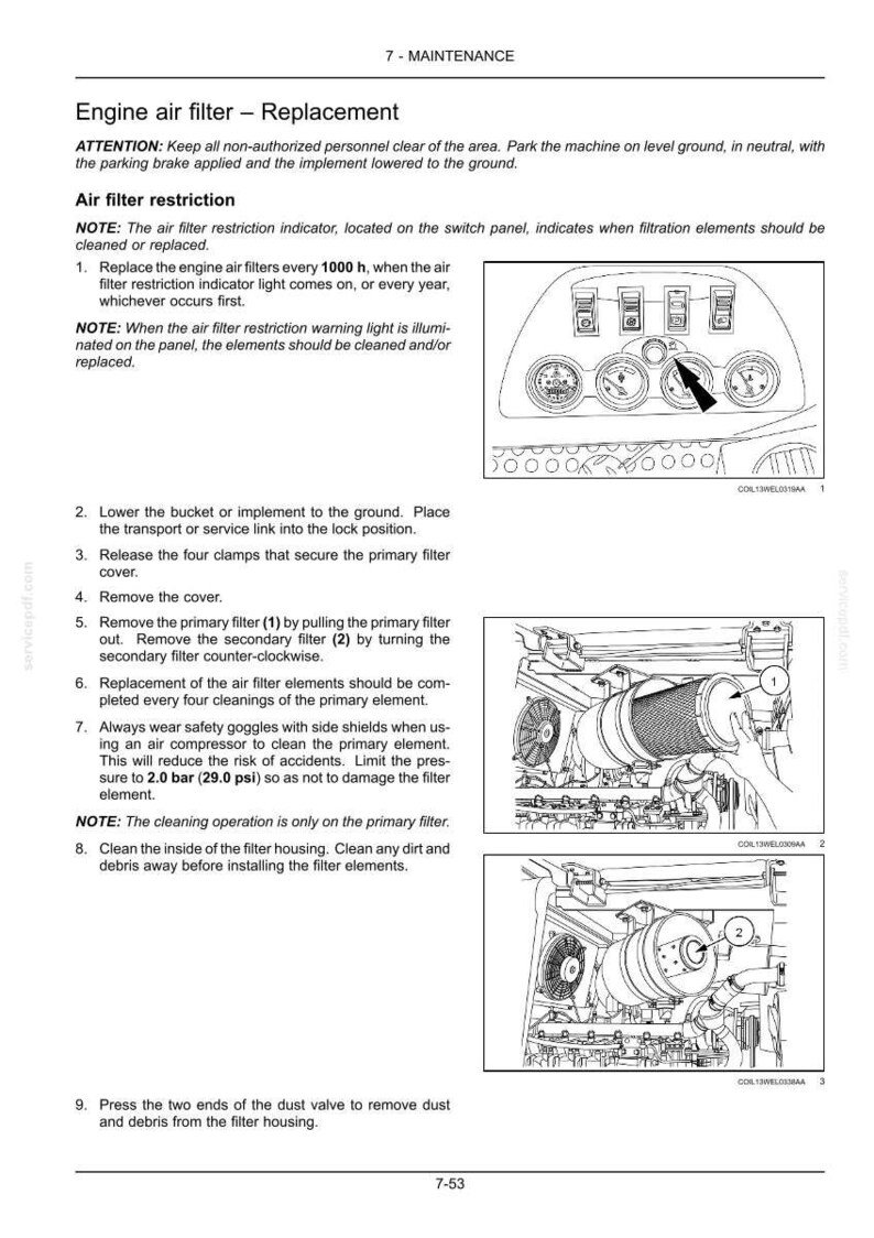New Holland 12D Standard & Fertilizer Wheel Loader Operator Owners Operation Manual | Instant PDF Download image 10