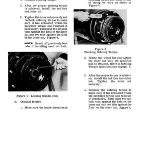 Peut inclure: Diagrammes techniques avec des instructions pour la r&eacute;paration automobile. Les images montrent les &eacute;tapes pour serrer et v&eacute;rifier le couple sur un moyeu de roue, y compris l'installation d'un &eacute;crou de blocage et d'un &eacute;crou ext&eacute;rieur. Texte et sch&eacute;mas inclus.