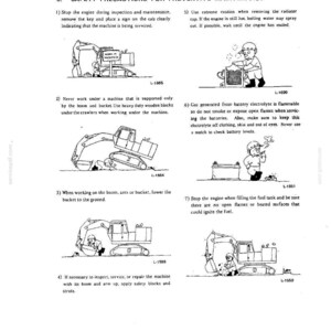 Kobelco MD140BLC Hydraulic Excavator Operator Owners Operation Manual | Instant PDF Download imagem 3