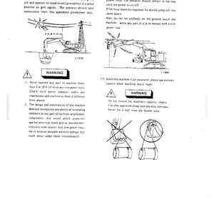 Kobelco K912A, K912ALC Hydraulic Excavator Operator Owners Operation Manual | Instant PDF Download image 3