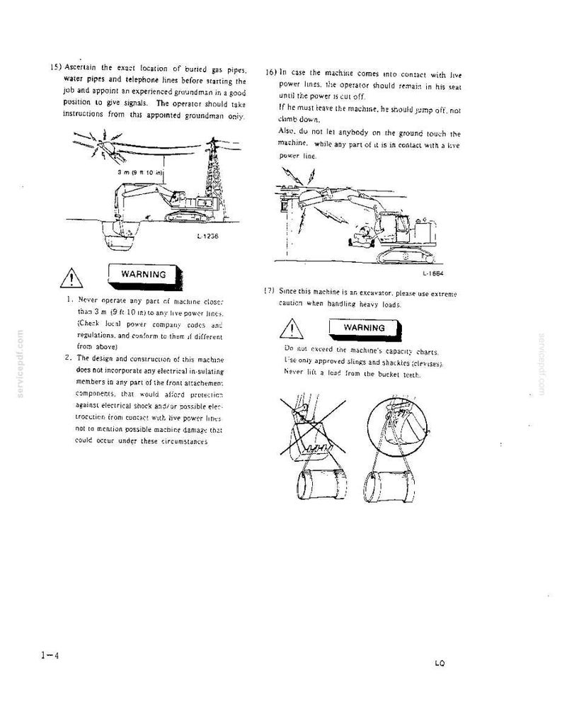 Kobelco K912A, K912ALC Hydraulic Excavator Operator Owners Operation Manual | Instant PDF Download image 3