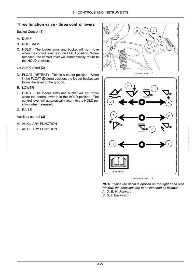 New Holland W190D, W230D Tier 2 Wheel Loader Operator Owners Operation Manual | Instant PDF Download image 5