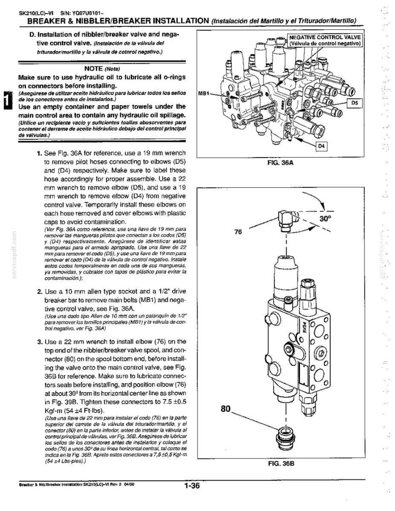 Kobelco SK210LC VI Hydraulic Excavator Operator Owners Operation Manual | Instant PDF Download image 5
