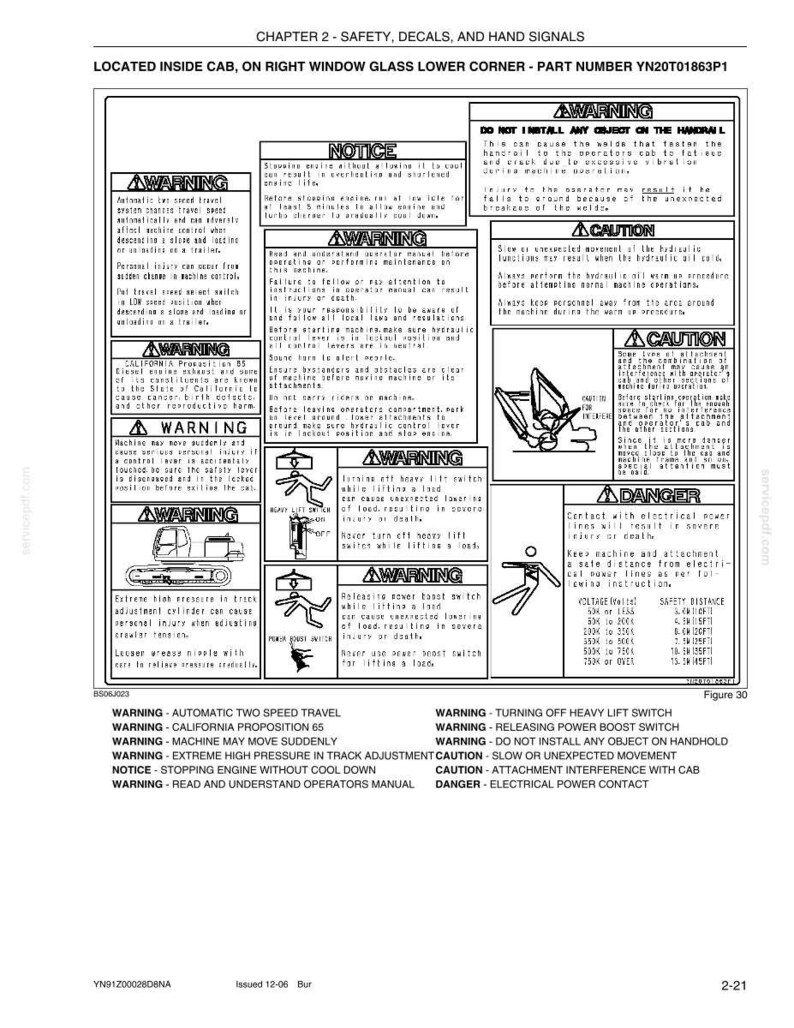 Kobelco SK210-8 Tier 3 Hydraulic Excavator Operator Owners Operation Manual | Instant PDF Download imagen 5