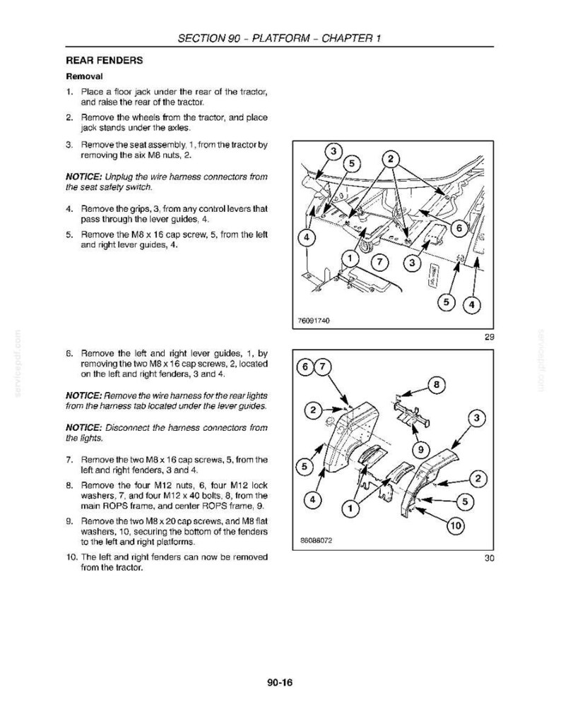 New Holland T1530 Tractor Service Repair Workshop Manual | Instant PDF Download image 11