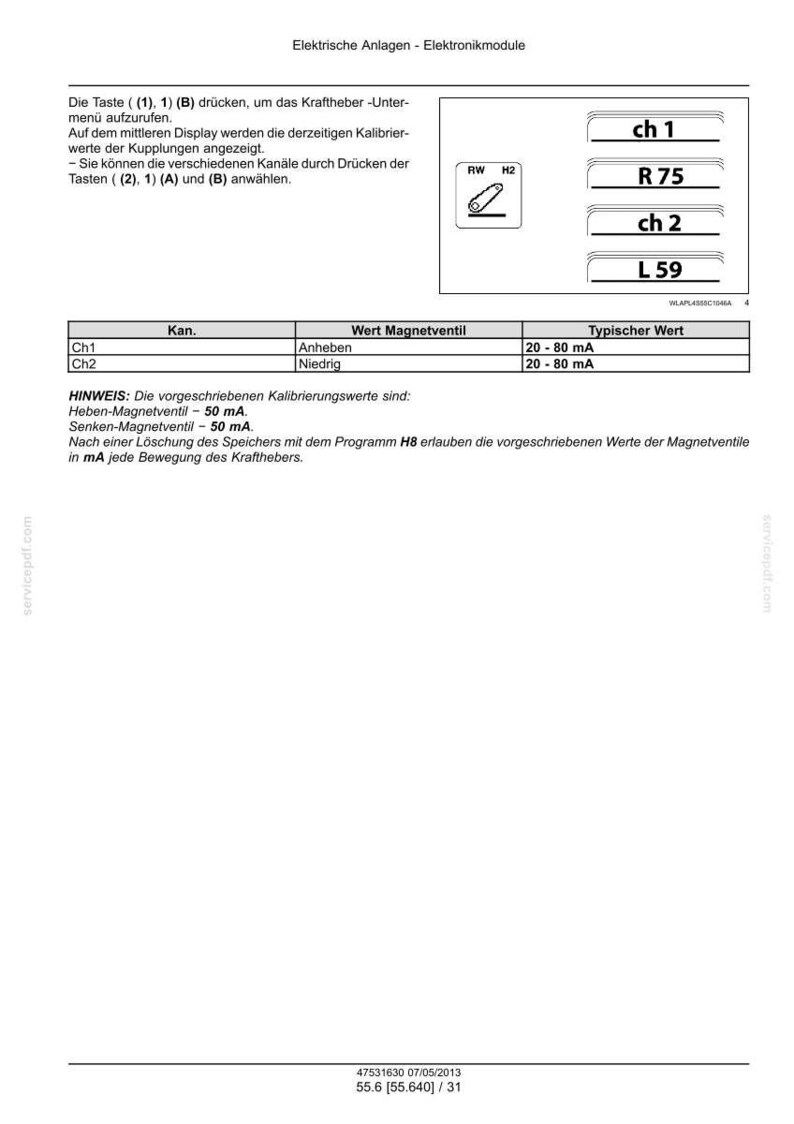 Steyr 4085, 4095, 4105 Traktor Wartungshandbuch Reparatur Werkstatthandbuch | PDF-Download | Market: Europe image 4