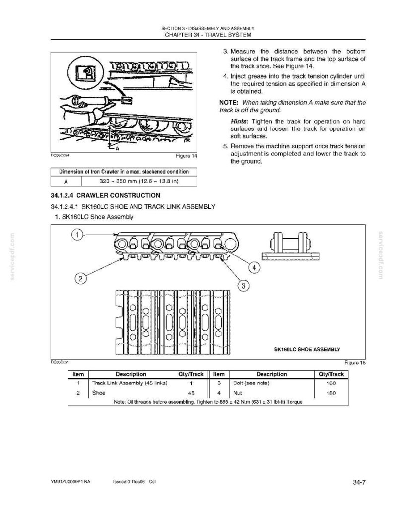 Kobelco SK160LC, ED190LC Excavator Service Repair Workshop Manual | Instant PDF Download image 8