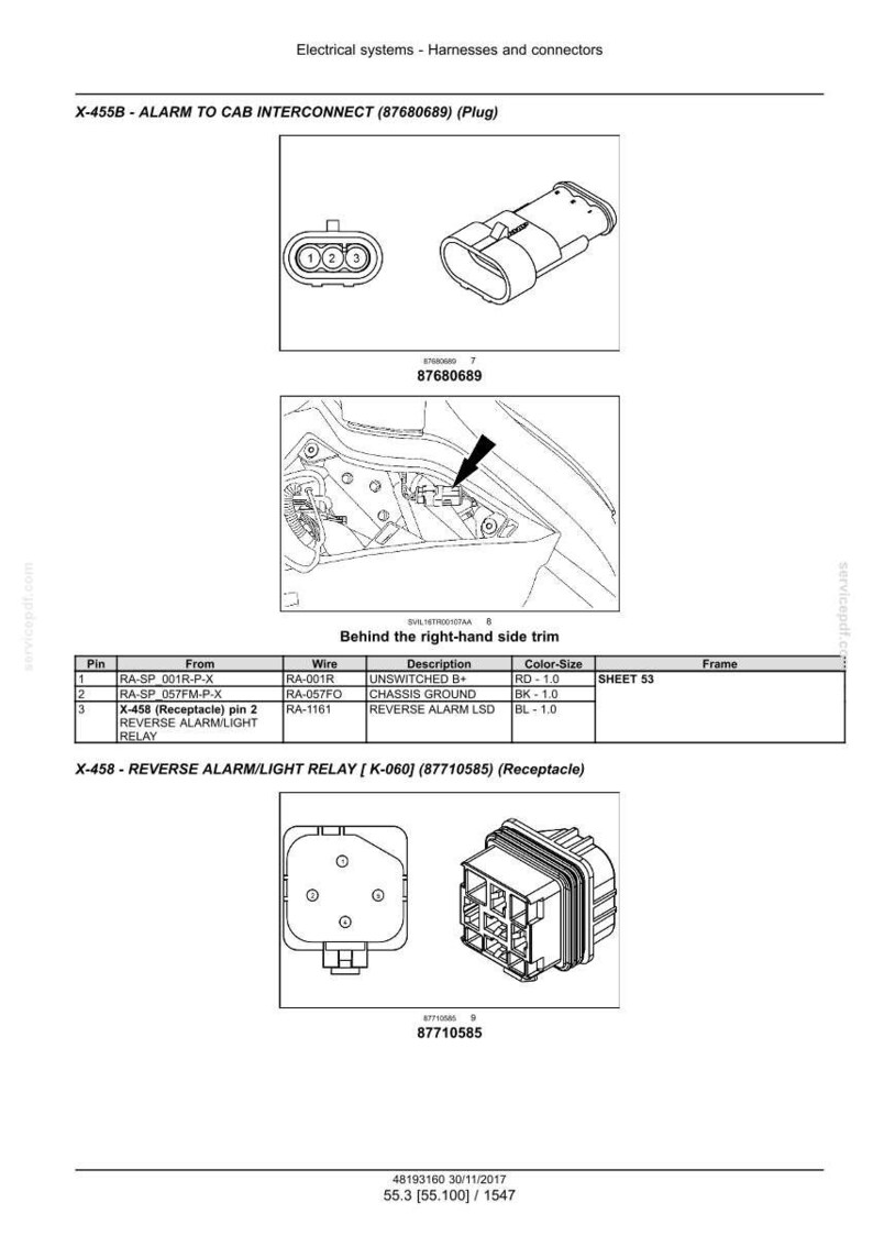 Case Optum 270, 300 CVX Tier 4B (slutlig) Traktorservice och reparation Verkstadsmanual | Direkt PDF-nedladdning bild 7