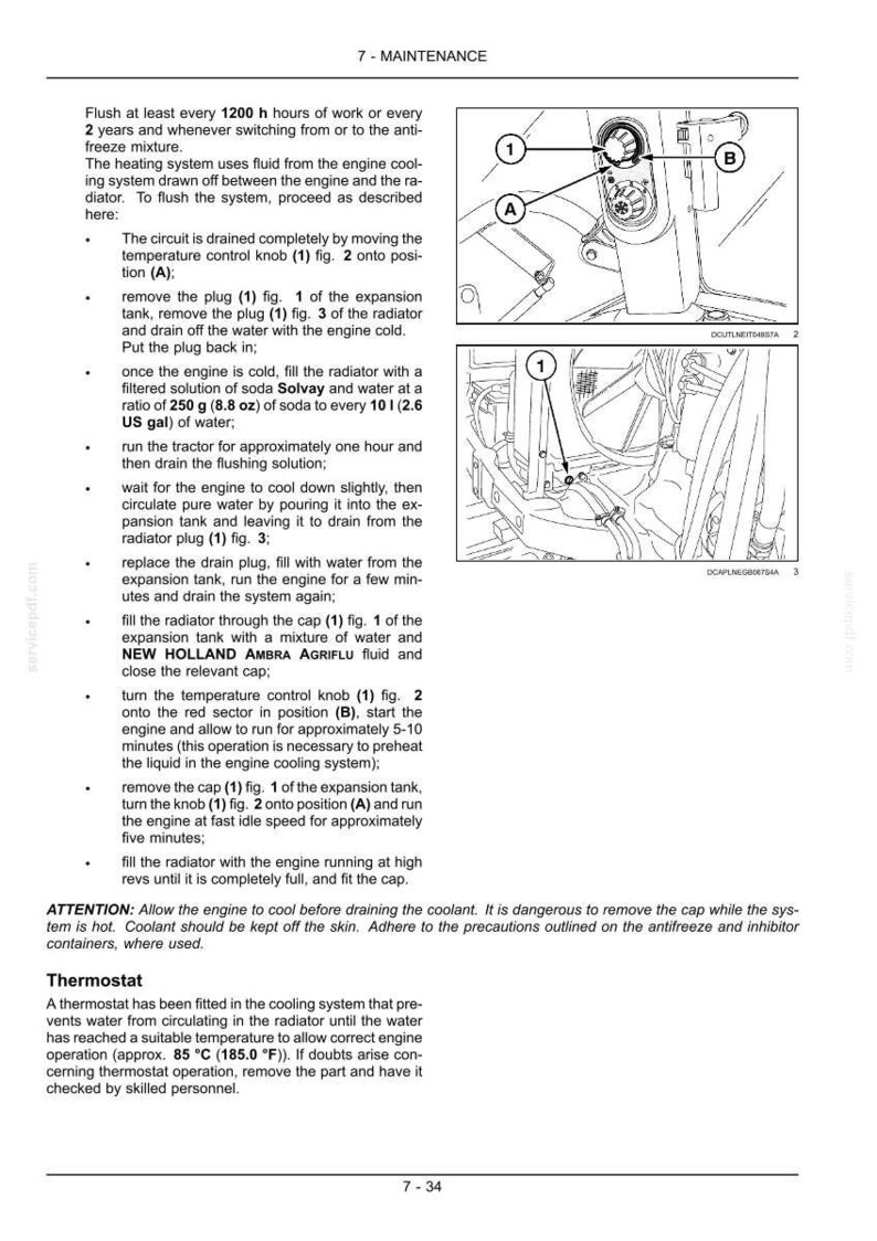 Manual de operación y mantenimiento del tractor New Holland T5.95, T5.105, T5.115 / Descarga instantánea en PDF imagen 9