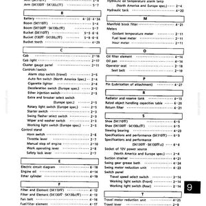 Kobelco Sk110, SK130, SK130LC Hydraulic Excavator Operator Owners Operation Manual | Instant PDF Download image 10