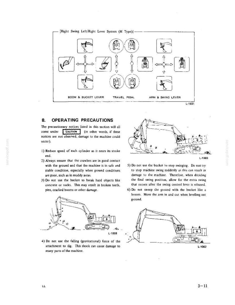 Kobelco MD240B LC Hydraulic Excavator Operator Owners Operation Manual | Instant PDF Download image 4