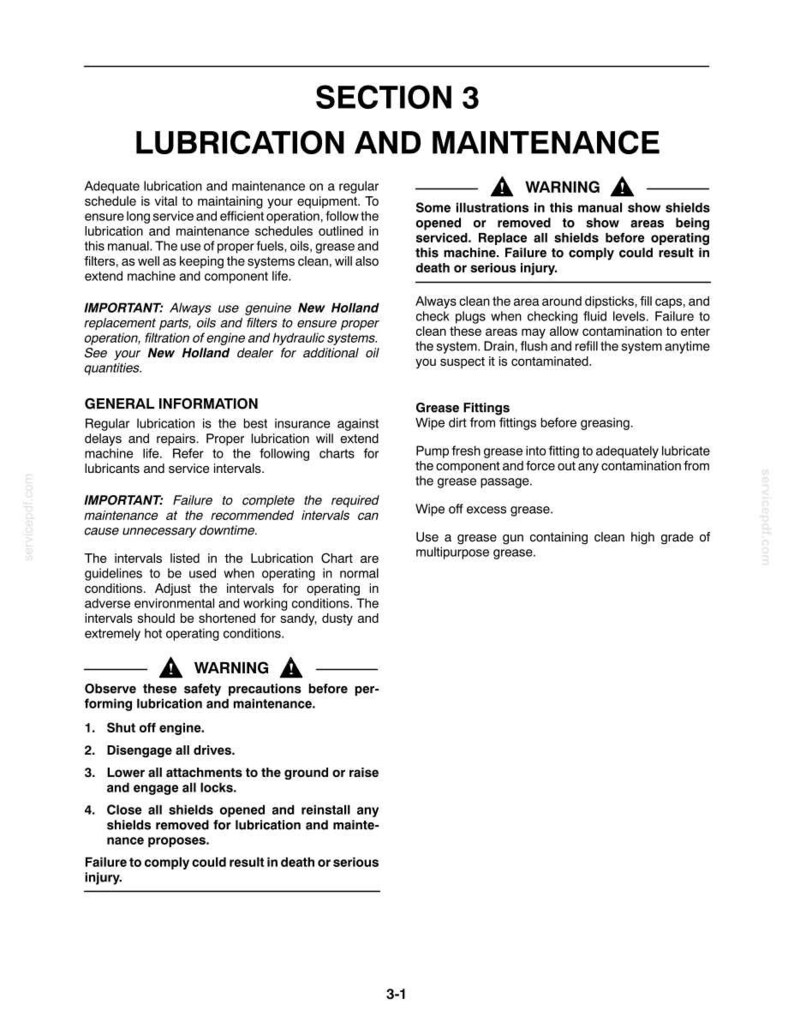 New Holland T1520 Tractor Operator Owners Operation Manual | Instant PDF Download image 7