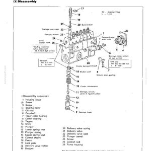 Mitsubishi 6d22, 6d22-T, 6D22-TC dieselmotorer, service och reparation, verkstadsmanual | Direkt PDF-nedladdning bild 6