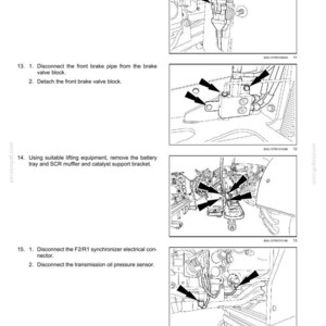Puede incluir: Diagrama t&eacute;cnico de la transmisi&oacute;n variable continua (CVT) de un coche. Ilustraciones detalladas de componentes y puntos de conexi&oacute;n. Instrucciones para desconectar el aislador de bater&iacute;a y el tubo de freno.
