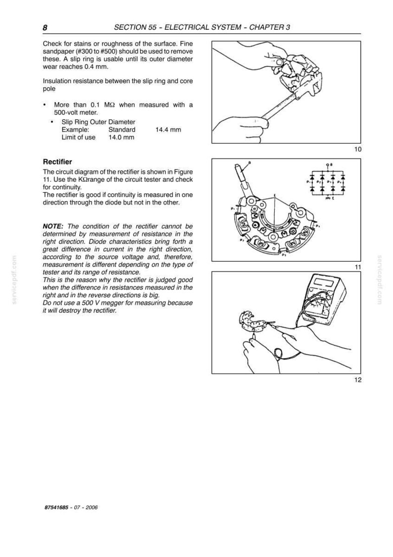 New Holland TZ21D, TZ24D Compact Utility Tractor Service Repair Workshop Manual | Instant PDF Download image 10