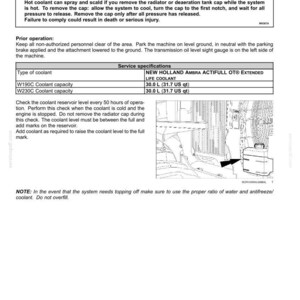 New Holland W190c, W230C Tier 4B (final) Wheel Loader Operator Owners Operation Manual | Instant PDF Download image 8