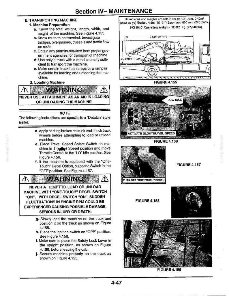 Kobelco Sk130 Iv, SK130LC IV Hydraulic Excavator Operator Owners Operation Manual | Instant PDF Download image 8