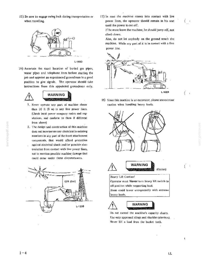 Kobelco MD450BLC Hydraulic Excavator Operator Owners Operation Manual | Instant PDF Download image 3