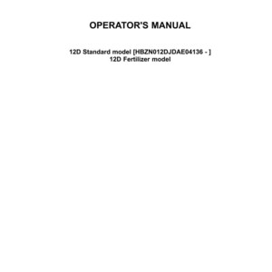 New Holland 12D Standard & Fertilizer Wheel Loader Operator Owners Operation Manual | Instant PDF Download image 3