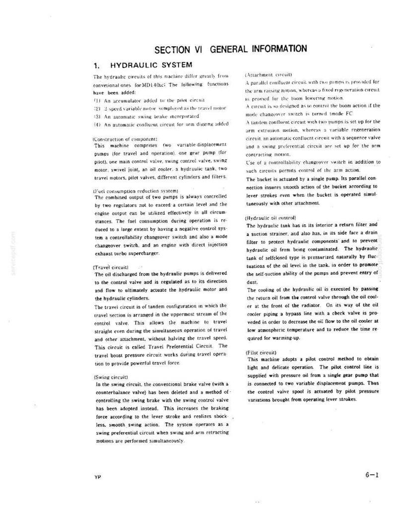 Kobelco MD140BLC Hydraulic Excavator Operator Owners Operation Manual | Instant PDF Download imagem 10