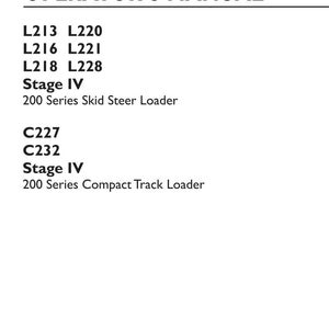 New Holland L213, L216, L218, L220, L221, L228, C227, C232 Stage Iv Loader Operator Owners Operation Manual | Instant Pdf Download image 3