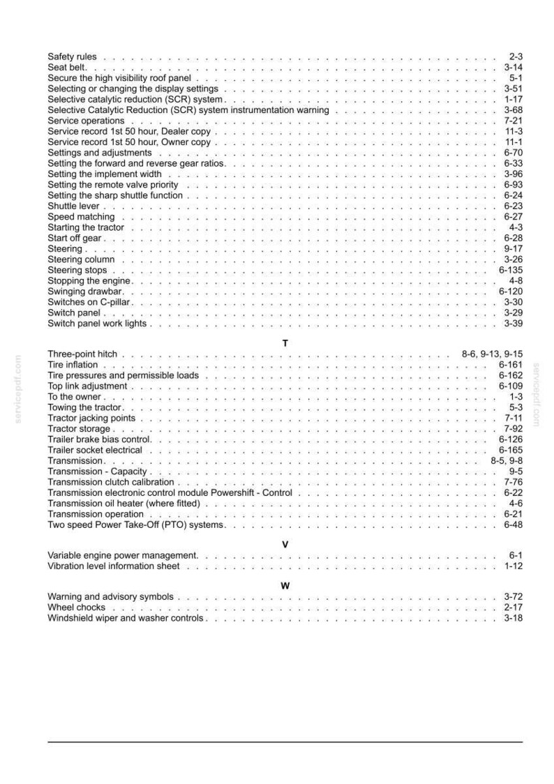 New Holland T7.230, T7.245, T7.260 Tier 4B (final) Power Command Tractor Operator Owners Operation Manual | Instant Pdf Download image 11